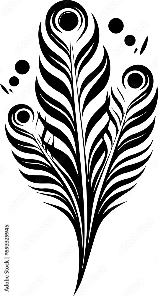 Obraz premium flower feather