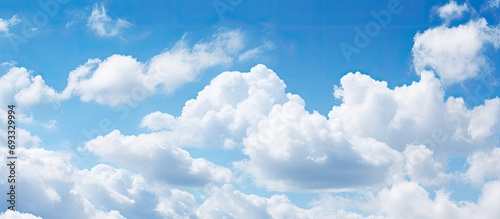 Sky with wispy clouds.