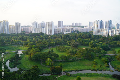aerial view of the Bishan-Ang Mo Kio Park