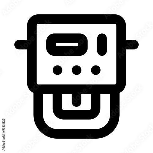 Electric Meter Line UI Icon