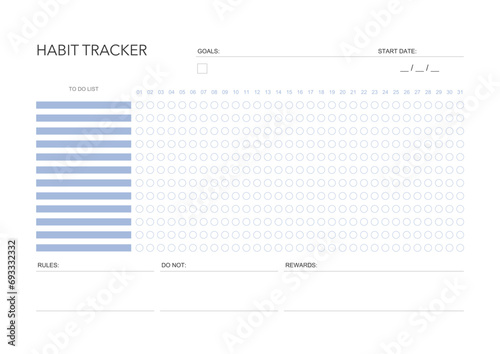 tracker planner_habit tracker template