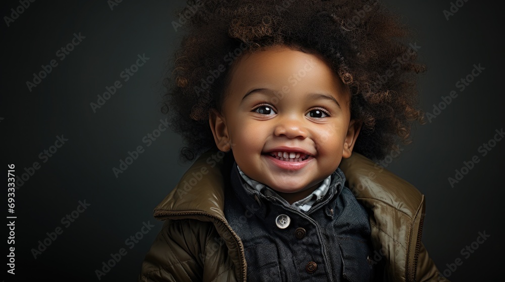 Radiant Innocence: Illuminating the Joy of Childhood in a Black Child's Portrait
Radiant Innocence: Illuminating the Joy of Childhood in a Black Child's Portrait