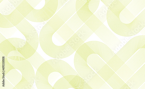 ライドグリーンの線と曲線で作られたアブストラクト背景素材 photo
