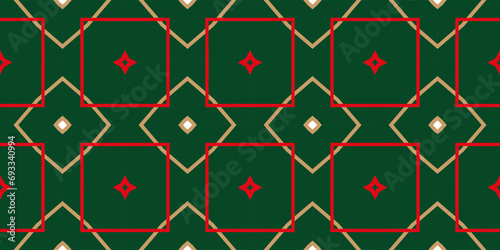 pattern on a green background, beautiful patterns of squares