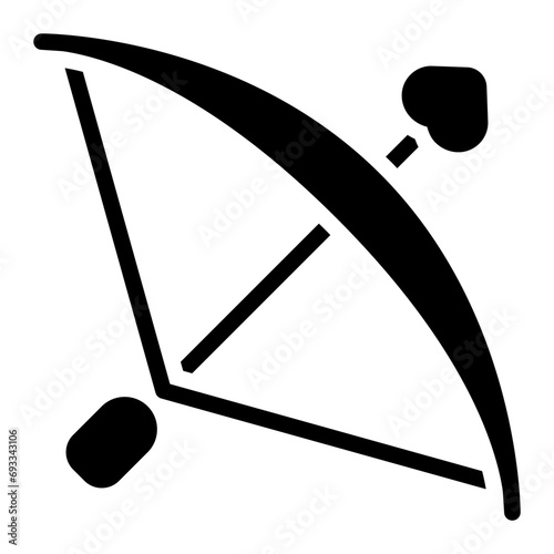 Bows  icon with glyph style and pixel perfect base. Suitable for website design, logo, app and UI. Based on the size of the icon in general, so it can be reduced.