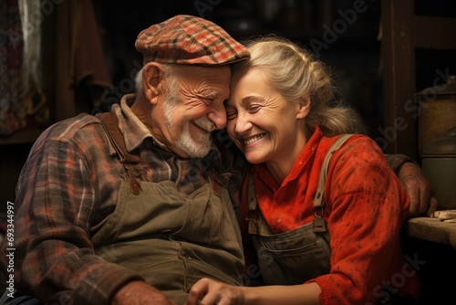 Lifetime of Love: Nostalgic Portrait of an Elderly Couple 