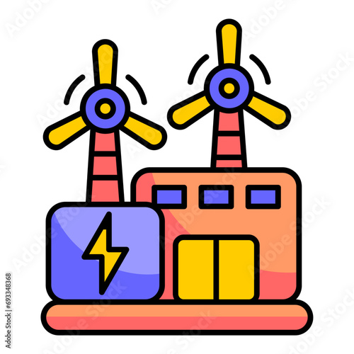 Wind Energy Icon
