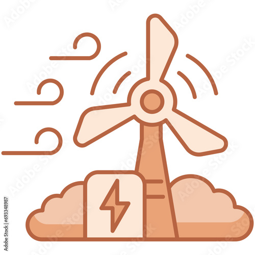 Wind Turbine Icon
