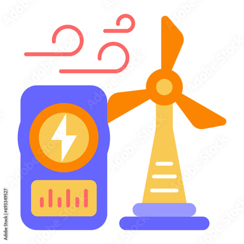 Wind Energy Icon