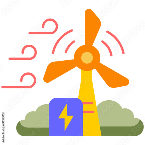 Wind Turbine Icon