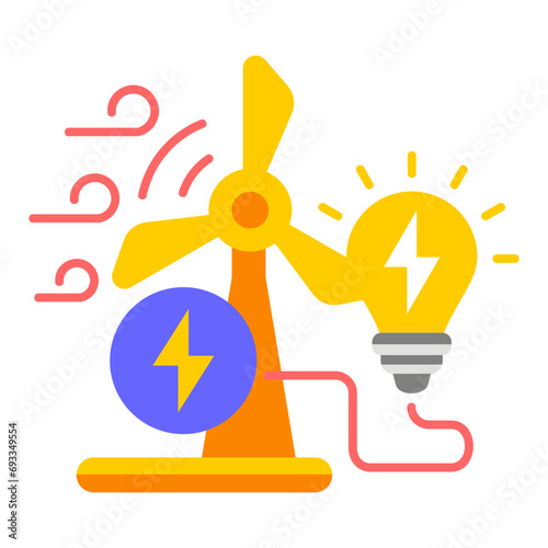 Wind Power Icon