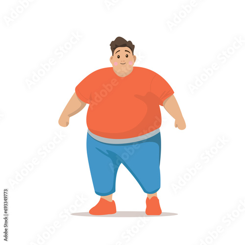 fat boy illustration