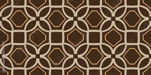 Graphic modern pattern. Simple lattice graphic design © Sergei