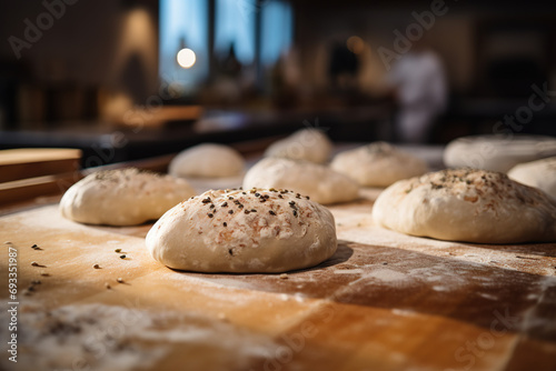 The visual appeal of dough rise, texture and the fermentation process.