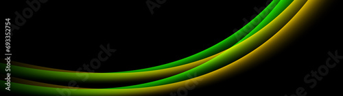 Abstract Fractal Wave dark Technology Background. Abstract wave moving flow, hi-tech and big data background design for brochures, flyers, magazine, business card, branding, Three dimensional, pattern