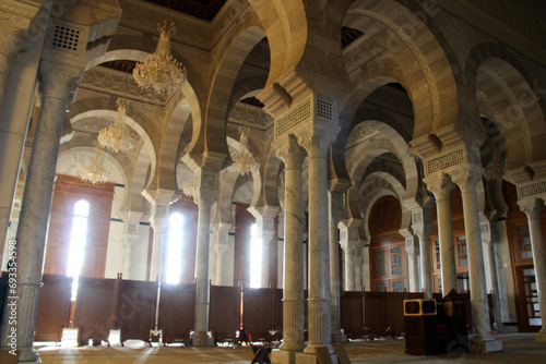 Fototapeta Naklejka Na Ścianę i Meble -  Mosque Malik ibn Anas in Carthage, Tunisia, North Africa