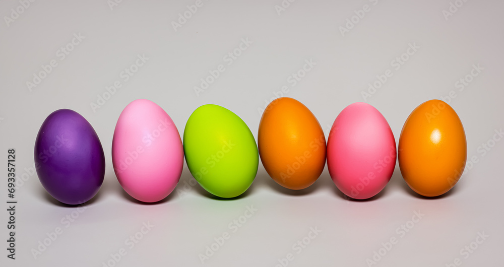 Pile of colorful easter eggs Pile of colorful easter eggs