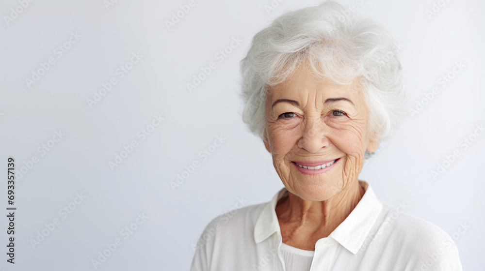 lachende Seniorin lachende Seniorin