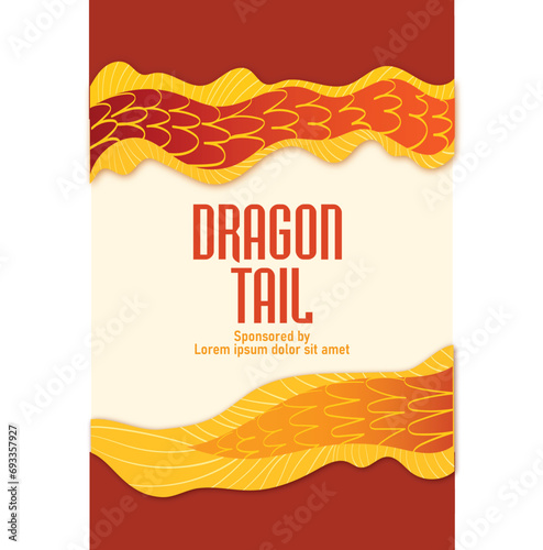 Dragon tail culture pattern 