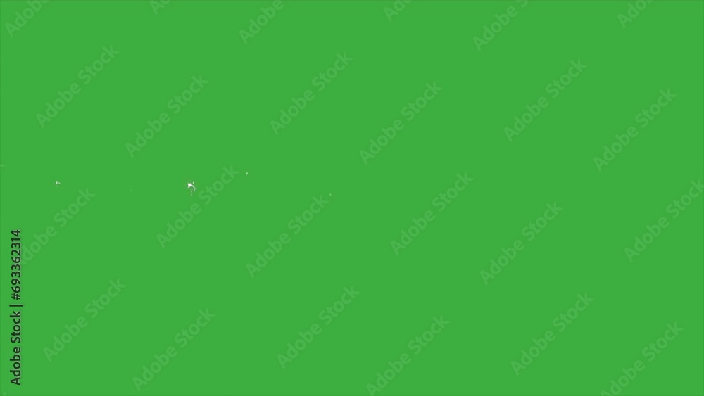 Animation video loop spark element effect on green screen background Animation video loop spark element effect on green screen background