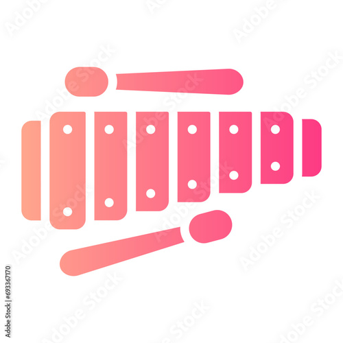 xylophone Gradient icon