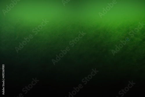 Glowing moss green black grainy gradient background