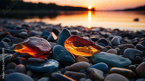 Black Stones Rocks Sunset Empty Stone, Wallpaper Pictures, Background Hd