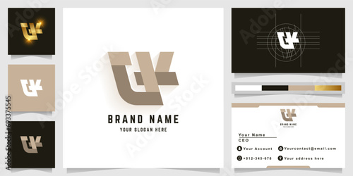 Letter Gk or Gy monogram logo