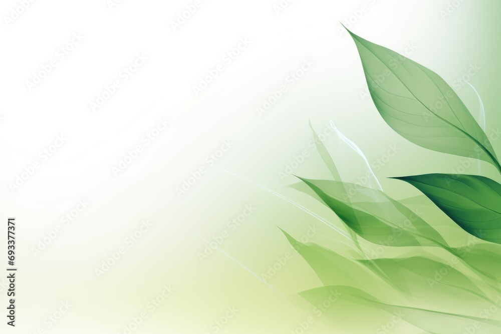 Obraz premium Original light background image with a slight shadow of a plant for presentation products flat art