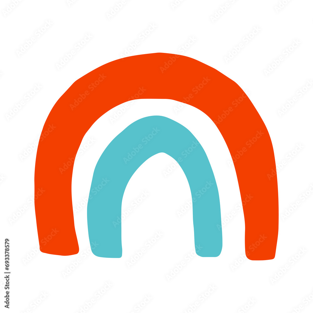 abstract rainbow in modern style of design element abstract rainbow in modern style of design element