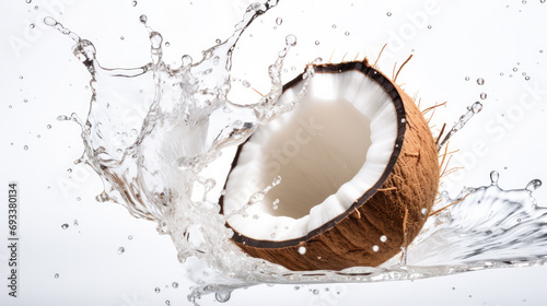 Coconut splash Generative AI