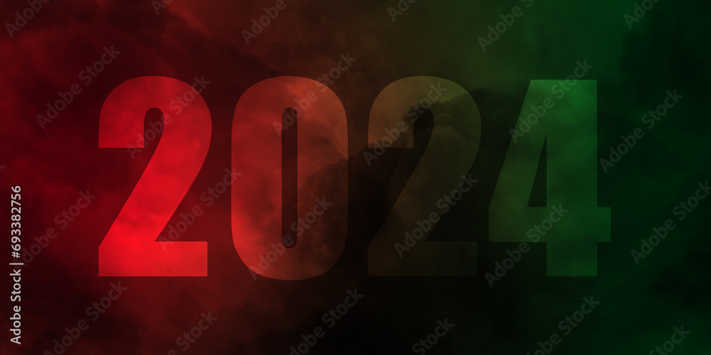 2024 - obrazy, fototapety, plakaty 