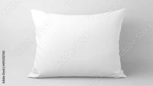 mockup white pillow isolated on white background. Made with generative ai photo
