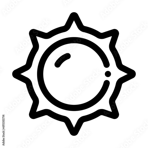 Sun Line Icon
