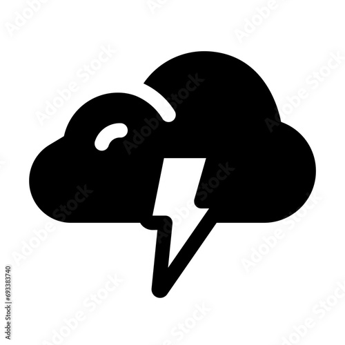 Thunder Glyph Icon