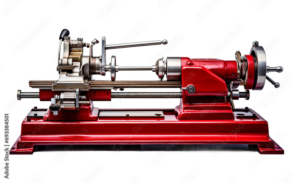 Swaging Machine isolated on transparent background.