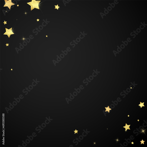 Wallpaper Mural Magic stars vector overlay.  Gold stars scattered Torontodigital.ca