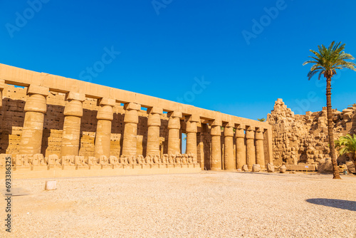 Ancient temple complex of Karnak. photo
