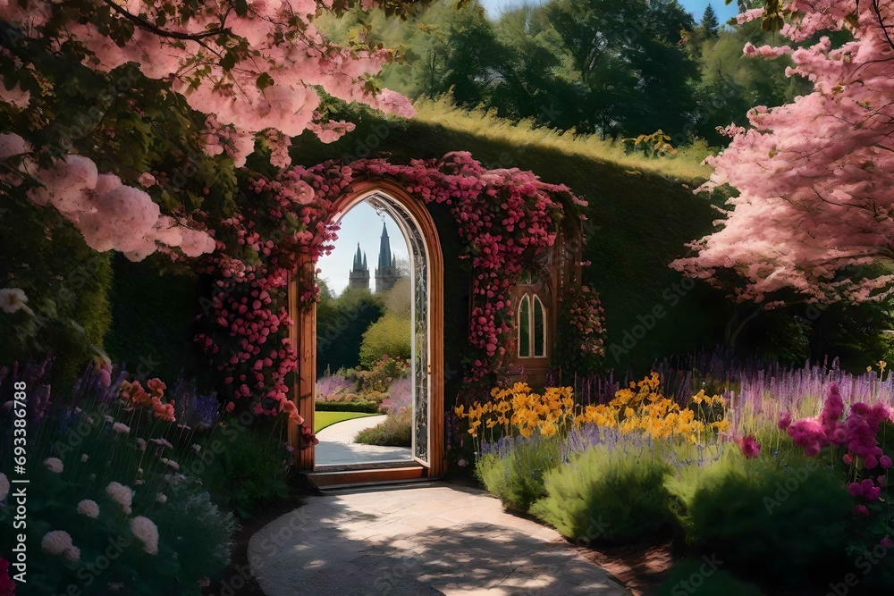 Fototapeta premium arch in the garden