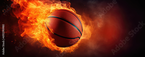 Basketball on fire © Farnaces