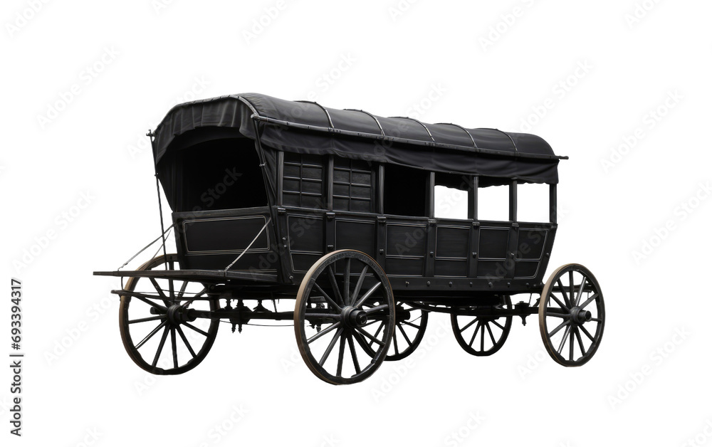 Wagon Elegance Side Profile Display on a White or Clear Surface PNG Transparent Background