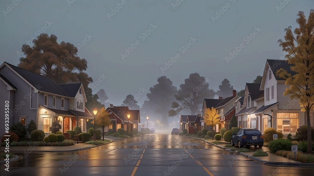 Fototapeta premium street in the night