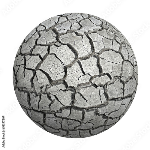 Dry and broken grey soil background