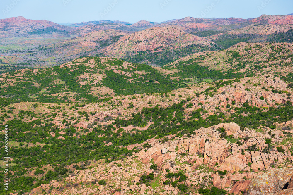 Overlook at The Wichita Mountains National Wildlife Refuge