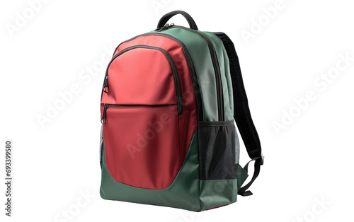 Spaciousness in a Durable Backpack on a White or Clear Surface PNG Transparent Background