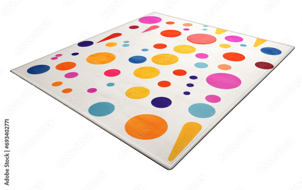 Rug with Playful Motifs Kid Friendly on a White or Clear Surface PNG Transparent Background Rug with Playful Motifs Kid Friendly on a White or Clear Surface PNG Transparent Background