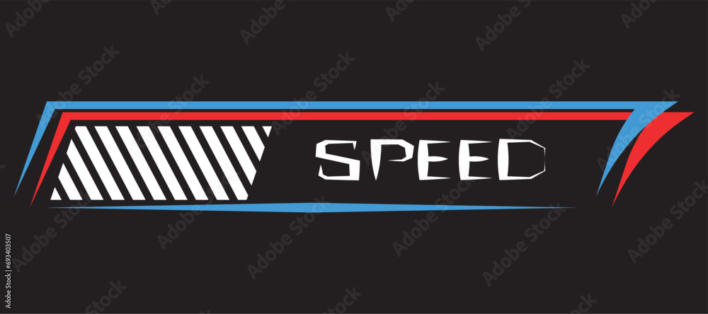 Obraz premium Sticker with the words 