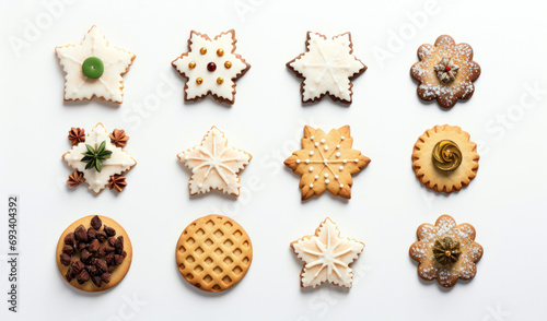 set of gingerbread cookies