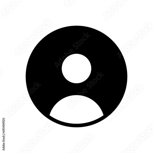 Avatar icon vector. User illustration sign account symbol. Personal Area logo.
