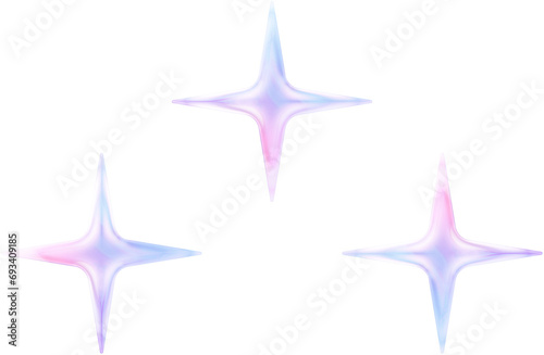 Dreamy pastel purple glow shiny abstract sparkle stars shape, clean icon.